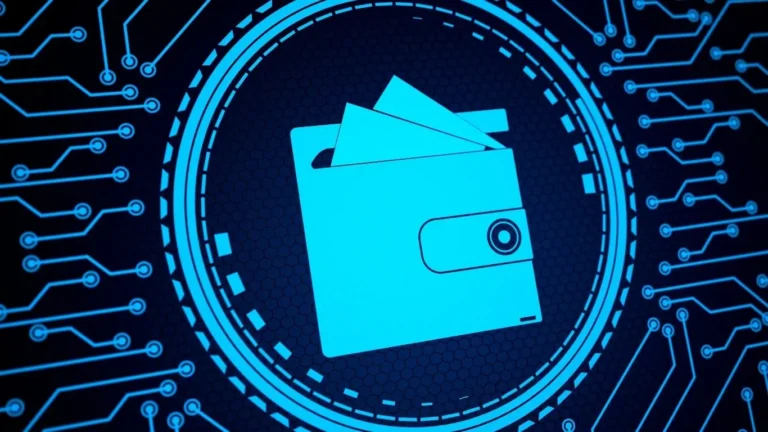 Beginner-friendly illustration showing different types of crypto wallets, including mobile apps and hardware wallets, with Bitcoin and Ethereum icons.