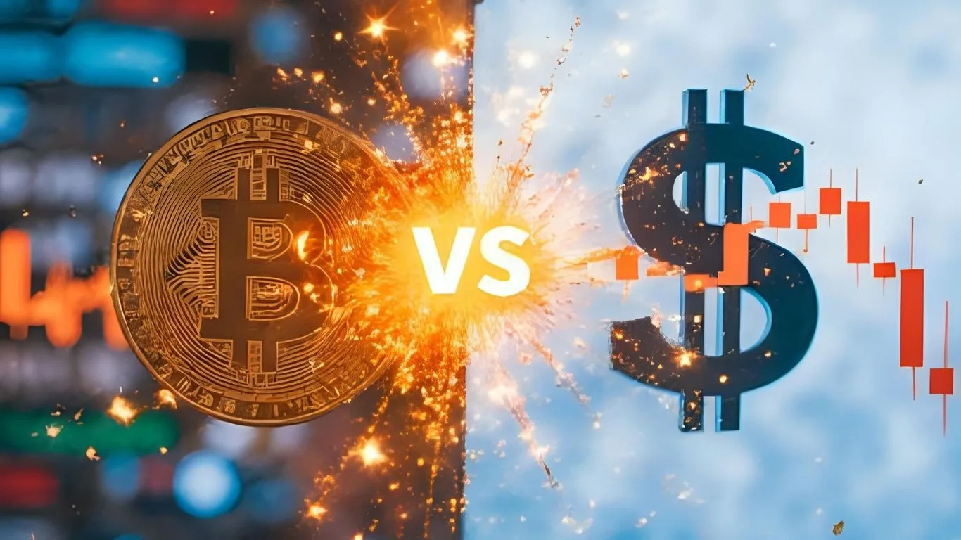 "Infographic showing the key differences between crypto and stocks in terms of risk, trading hours, transparency, and investment goals"