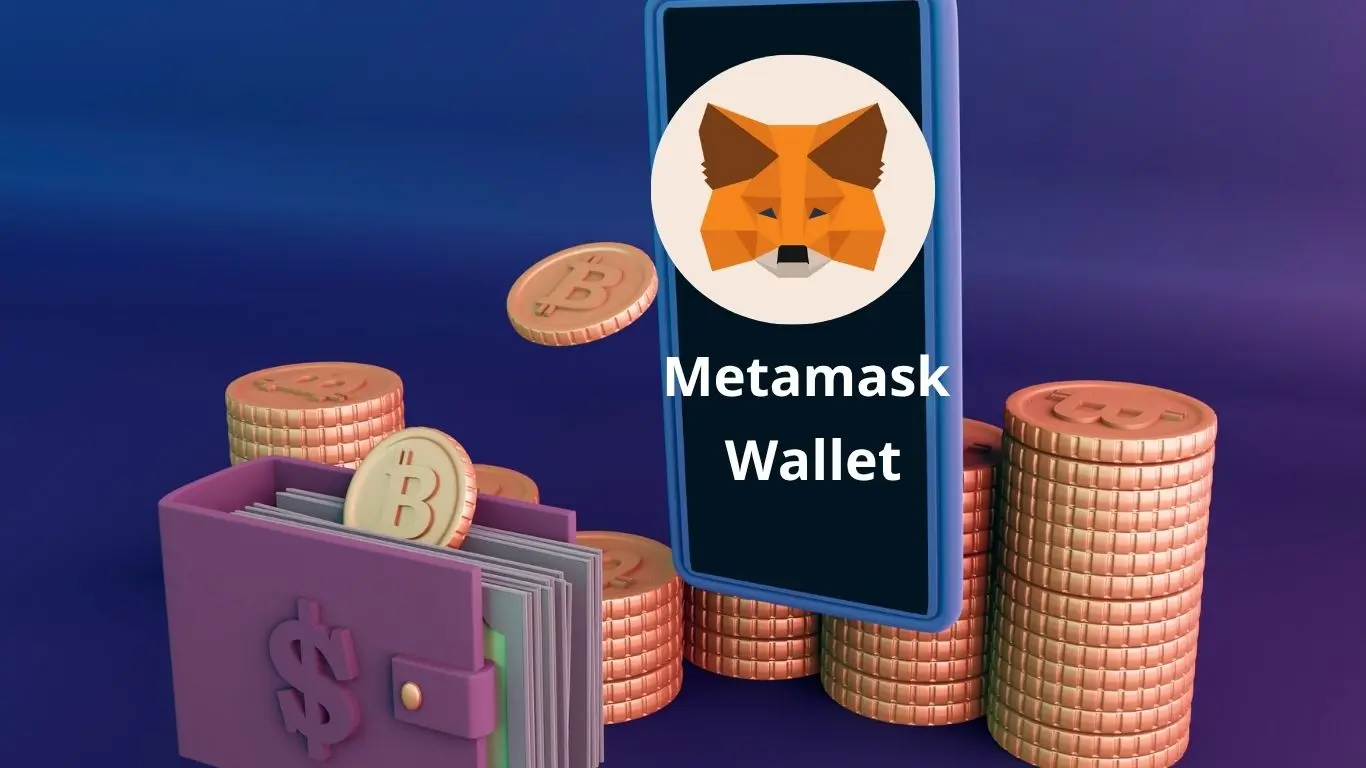 Illustration showing how to use MetaMask wallet on browser and mobile with blockchain connections